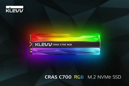 KLEVV’s CRAS C700 RGB NVMe M.2 SSD Offers Amazing Performance, Appearance, and Reliability