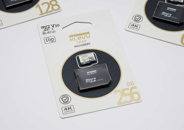 ESSENCORE、KLEVVの新製品、 高性能マイクロSDカード『CRAS』発売