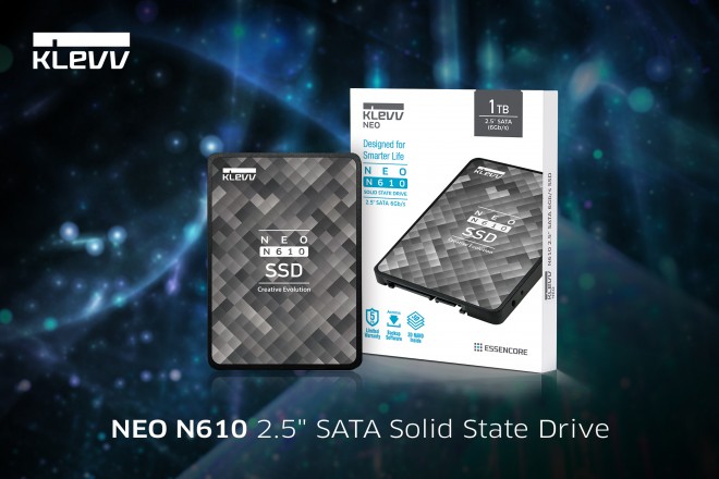 KLEVV Releases New Solid State Drives with Enhanced Performance: Introducing NEO N610 2.5 SATA & CRAS C710 M.2 NVMe SSDs