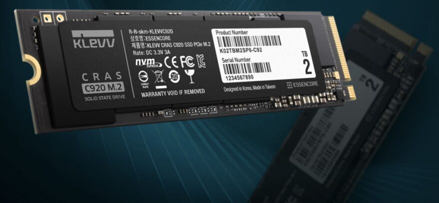 ESSENCORE KLEVV CRAS C920 y C720, SSDs M.2 con capacidades de hasta 2 TB