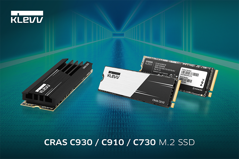 メモリブランドKLEVV、M.2 NVMe SSD3新製品 3種を発表