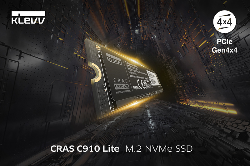 科賦發表全新的 CRAS C910 Lite M.2 NVMe固態硬碟 
