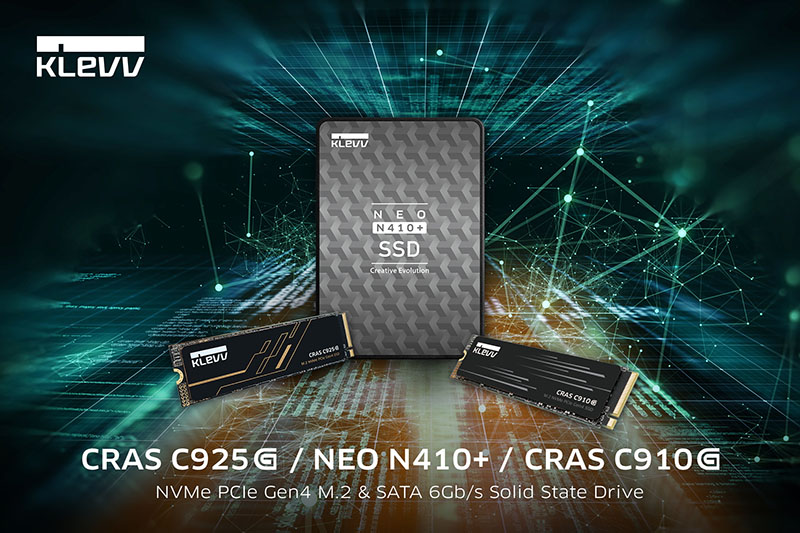 科賦推出全新升級固態硬碟系列：CRAS C925G、CRAS C910G NVMe 與 NEO N410+ SATA SSD