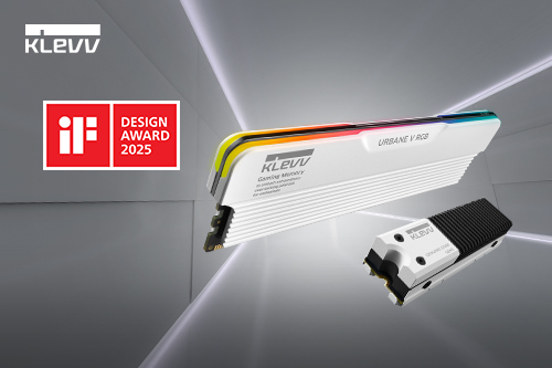 KLEVV URBANE V RGB & GENUINE G560、iFデザインアワード2025受賞