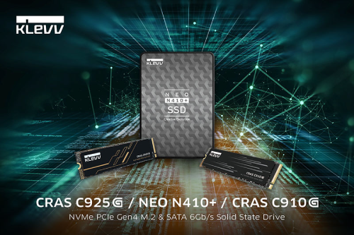 強化されたSSDラインアップを発売：CRAS C925G、CRAS C910G NVMe SSD、NEO N410+ SATA SSD