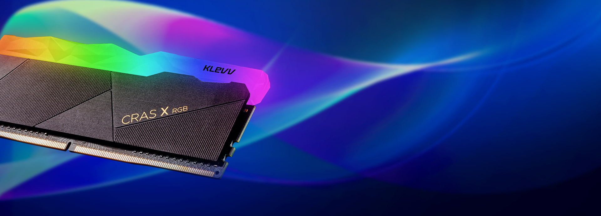 Klevv Cras X RGB 32GB (16GBx2) 3200Mhz DDR4 CL16 Gaming Desktop Memory