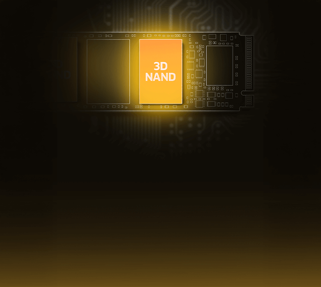 3D NAND 晶片堆疊技術示意圖